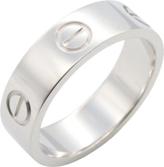 Cartier White Gold White Gold (18K) Band Ring (Pre-Owned)