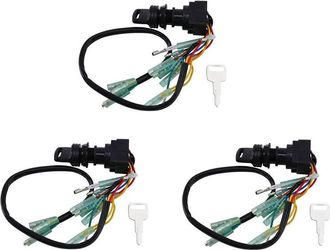 OEM Conjunto De Llave De Interruptor De Encendido Para 3 Cajas De Control De Motor Fueraborda 703-82510-43-00