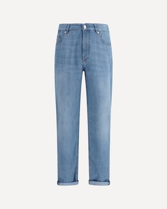Brunello Cucinelli Jeans in cotton with distressed effect Male 52