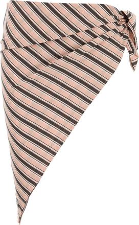 Prada Womens Embroidered Cotton Sarong - Peach - Size EU 38 (Womens)