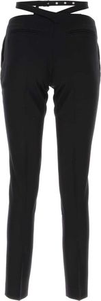 The Attico Womens Black Jersey Pant Rayon - Size EU 38 (Womens)