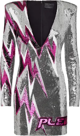 Philipp Plein Short Dress Thunder