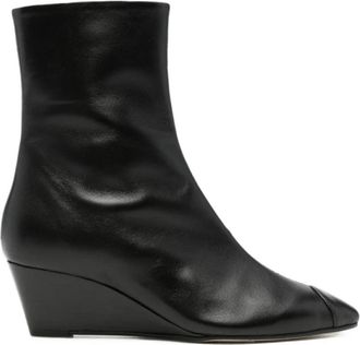 Aeyde Mia Cap Boot - Dames - Sleehakken - Zwart - 37 EU - Leer - Schoenen