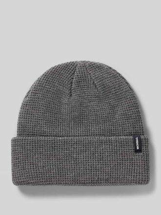 Mc Neal Mütze aus Viskose-Mix mit Strukturmuster in Hellgrau Melange, Größe 1
