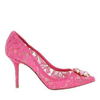 Dolce & Gabbana Hohe Schuhe - Decollete Pink - Gr. 36,5 (EU) - in Rosa - f&uuml;r Damen