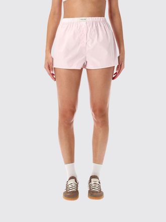 Sporty & Rich Pantaloncini boxer in cotone con vita elasticizzata e logo