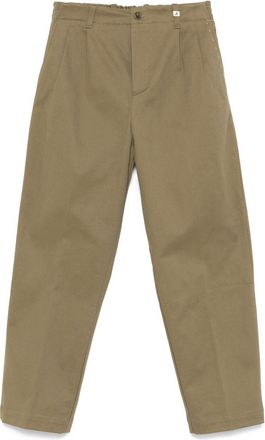 Myths Pantaloni con pieghe frontali - Verde