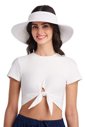Coolibar Rolled Visor, UPF 50+ Sun Protection in White at Nordstrom