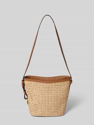 Abro Abro Handtasche mit Schulterriemen Modell COSMO in Cognac, Gr&ouml;&szlig;e 1