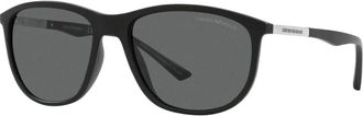 Emporio Armani unisex, Accessoires, Zwart, Maat: 58 MM Nylon
