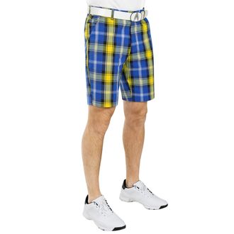 Royal & Awesome Mens Golf Shorts - Stylish, Comfortable Golf Apparel for Men, Doddie Tartan, Perfect for The Course and Casual Wear, 38 Waist