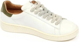 MOA Master Of Arts Witte Leren Schoen Disney Mickey Mouse - Dames - Sneakers - Wit - 36 EU - Schoenen
