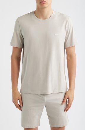 BOSS Mix Match Stretch Cotton Pajama T-Shirt in Open Grey at Nordstrom, Size Xx-Large