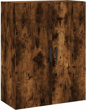 vidaXL Armario De Pared Roble Ahumado 69,5x34x90 Cm Vidaxl