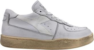 Diadora Witte Heritage Sneakers - Dames - Sneakers - Wit - 36 1/2 EU - Schoenen