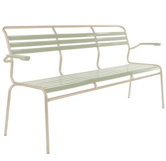 Schubiger M&ouml;bel L&auml;ttli-Bank S&auml;ntis mit Armlehnen