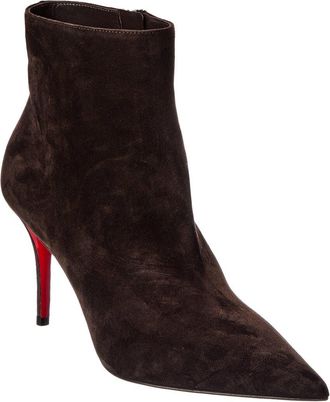 Christian Louboutin Miss Z 80 Suede Bootie