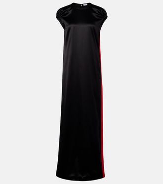 Loewe Silk-blend satin maxi dress