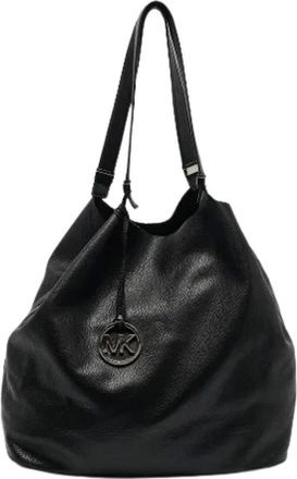 Michael Kors Pre-owned Shoulder Bags, female, Black, Size: ONE SIZE Pre-owned Leather Shoulder Bag