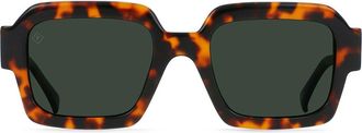 Raen Optics Mystiq 52mm Polarized Square Sunglasses in Huru /Green Polar at Nordstrom