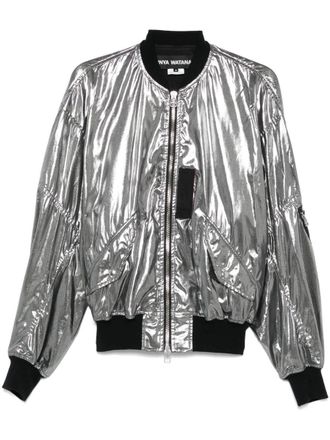 Junya Watanabe Metallic Effect Bomber Jacket