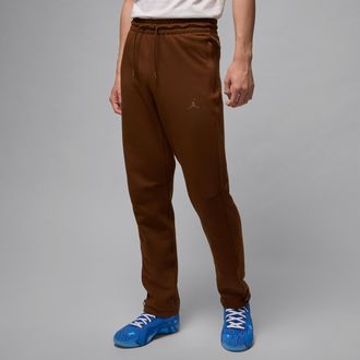 Nike Jordan Mens Jordan Sport Hoop Fleece Dri-FIT Pants in Brown | FV8604-259