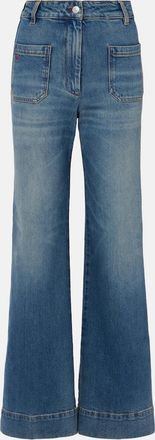 Victoria Beckham Jeans a gamba larga Alina