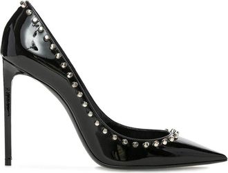 Saint Laurent Elegante Zwarte Pumps - Dames - Pumps - Zwart - 40 1/2 EU - Schoenen