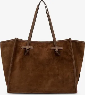 Gianni Chiarini Rechteckige Wildleder-Tragetasche Marcella