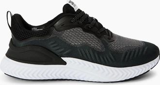 Steve Madden Mens Slater N Textured Low Top Sneakers - Black/Multi - Size: 6 39