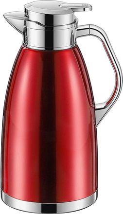 No Brand Termo De Gran Capacidad - Jarra Isot&eacute;rmica Para Caf&eacute; - Mantiene Las Bebidas Calientes - Aislamiento T&eacute;rmico De 36 Horas - Capacidad De 23 Litros - Roj