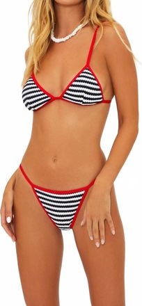 Beach Riot Chloe Bikini Bottom In American Midnight