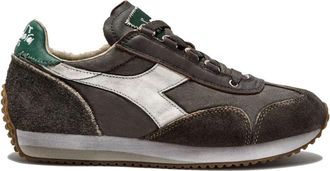 Diadora Vintage Lage Sneakers Beige - Heren - Sneakers - Grijs - 44 1/2 EU - Leer - Schoenen