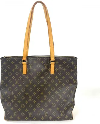 Louis Vuitton Brown Monogram Canvas Tote Bag (Pre-Owned)