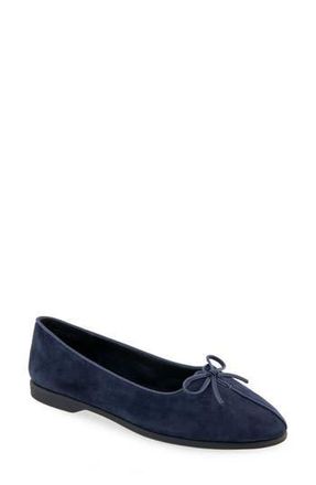 Aerosoles Novia Ballet Flat in Navy Suede at Nordstrom Rack, Size 5