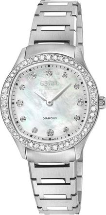 Gevril Group Morcote Diamond Mother of Pearl Dial Ladies Watch 19241B