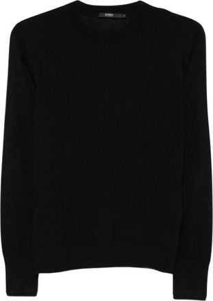 Seventy Jersey de Cuello Redondo de Cachemira - Knitwear - Mujer - Negro - S