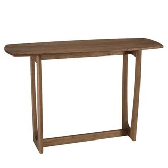 Macabane Consola de 120 cm de madera de mindi
