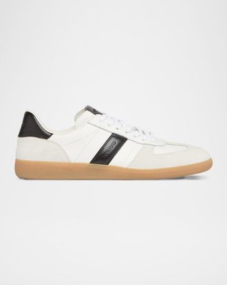 Tom Ford Men & apos;s Archer Suede and Leather Low-Top Sneakers