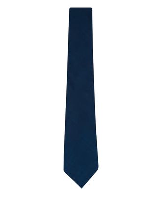 Canali Geweven stropdas - Blauw