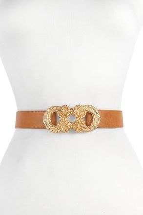 Raina Sharon C Knot Buckle Belt in Carmel at Nordstrom Rack