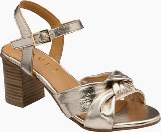 Ravel Womens Balne Womens Heeled Sandals - Gold - Size: 7