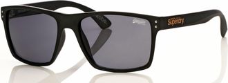 Superdry Sonnenbrille SUPERDRY Modell 996054, Herren, schwarz, Sonnenbrillen Sonnenbrille, Form Karree/Eckig, Logoschriftzug auf B&uuml;gel, Injectionfassung