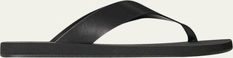 The Row Dune Classic Leather Thong Sandals