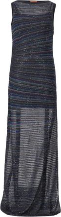 Missoni Gestreepte Sequin Maxi Jurk - Dames - Avondkleed - Veelkleurig - L - Pailletten - Kleedjes