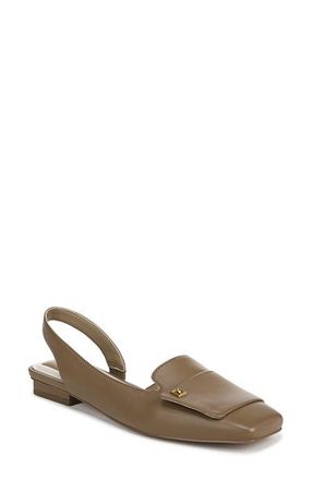 Franco Sarto Teagan Slingback Half dOrsay Flat in Driftwood at Nordstrom, Size 6.5
