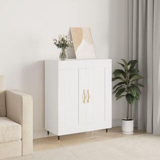vidaXL Aparador De Madera De Ingenier&iacute;a Blanco 69,5x34x90 Cm Vidaxl