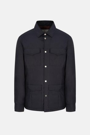 Brunello Cucinelli WATER RESISTANT FIELD JACKET Size: 52, colour: NAVY