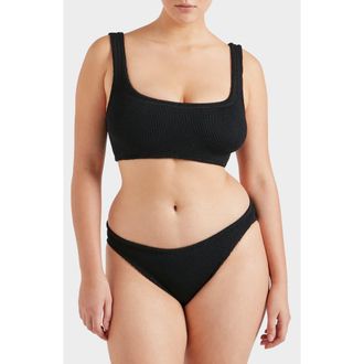 Hunza G Xandra Two-Piece Bikini in Black at Nordstrom