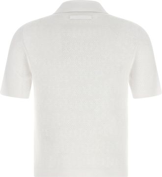Tory Burch Womens White Viscose Polo Shirt